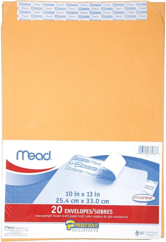 Press-It Seal-It Envelopes, 10 x 13 Inches, Office Pack 20 Count 76088 gallery