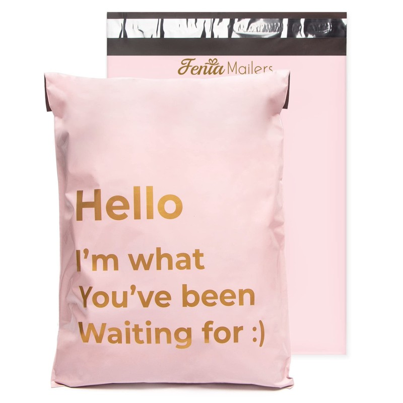Pink Poly Mailers 10×13 inch Shipping Bags for Clothing, Poly Packaging Bags,…