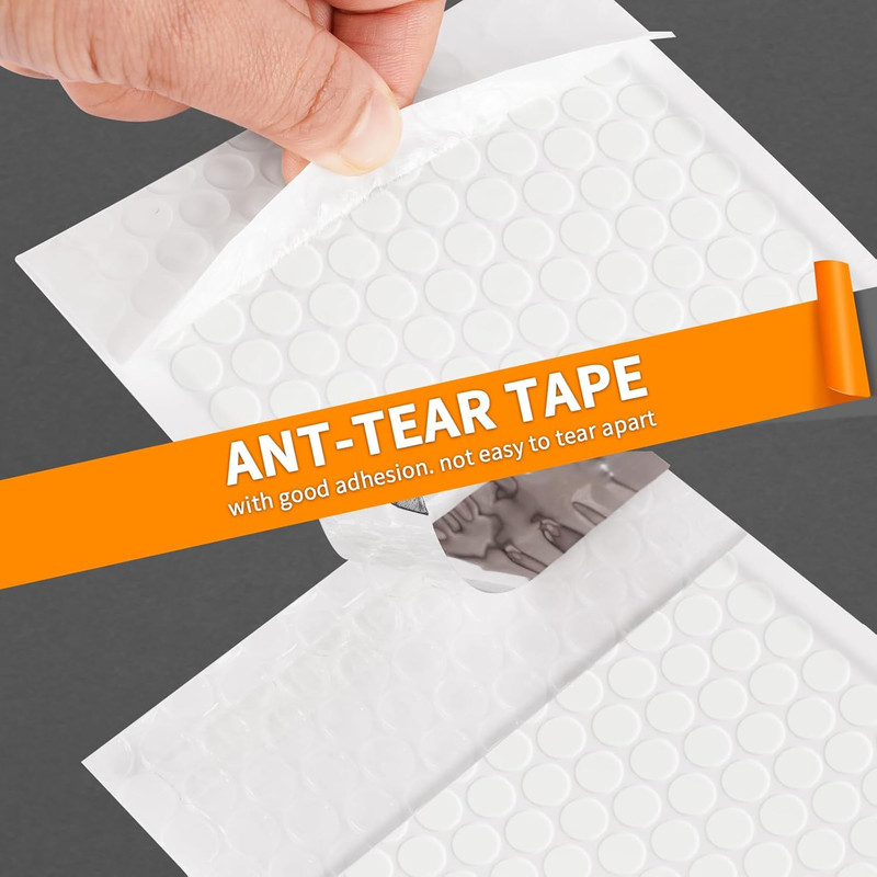 Bubble Mailers 3.5x5 Inch 50 Pcs,Small Self-Sealing Mail Shipping Bags,White Pad gallery