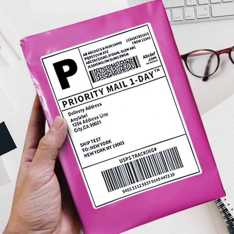 1000 10x13 Poly Mailers Envelopes Self Sealing Shipping Mailers Pink POLYSELLS gallery