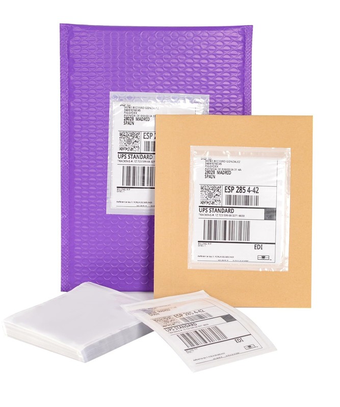 1000 PCS 4.5"x 5.5" Clear Self-Adhesive Packing List One Size, gallery