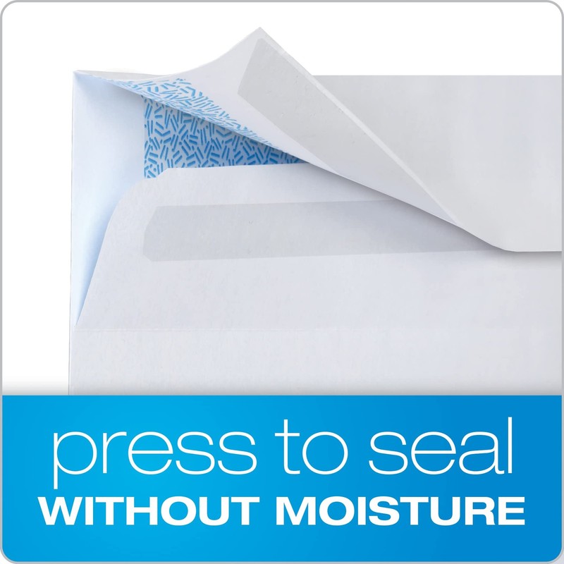 Security Envelopes, 500/Box, Double Window, 3-7/8" x 8-7/8", Self Seal, White gallery