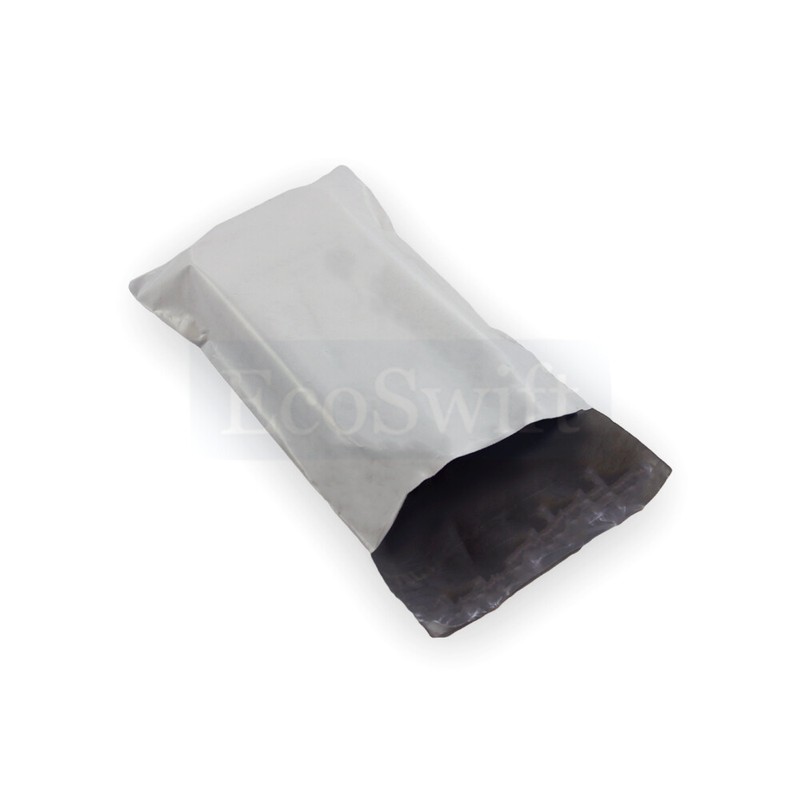 40 5 x 7 EcoSwift White Poly Mailers Shipping Envelopes Self Seal Bags 1.7 MIL gallery