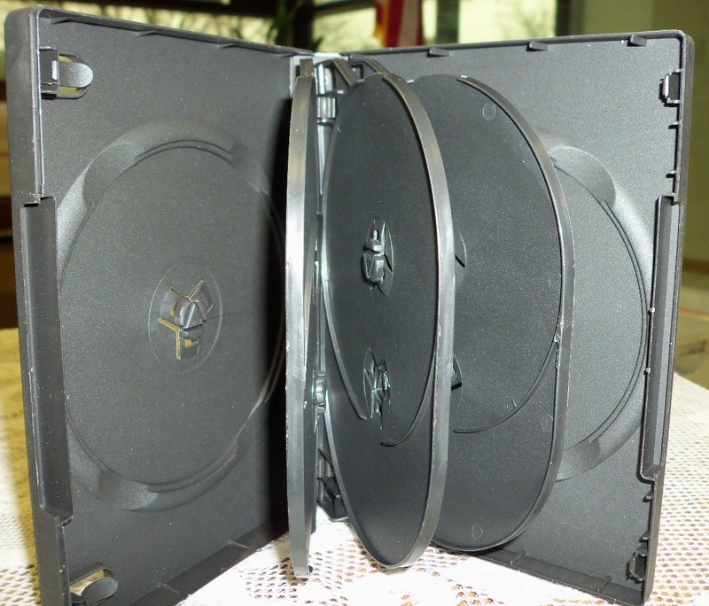 80 NEW 27MM MULTI-8 DVD CASES W/BOOKLET CLIPS, BLACK, SF003C-PP8B-27 SALE