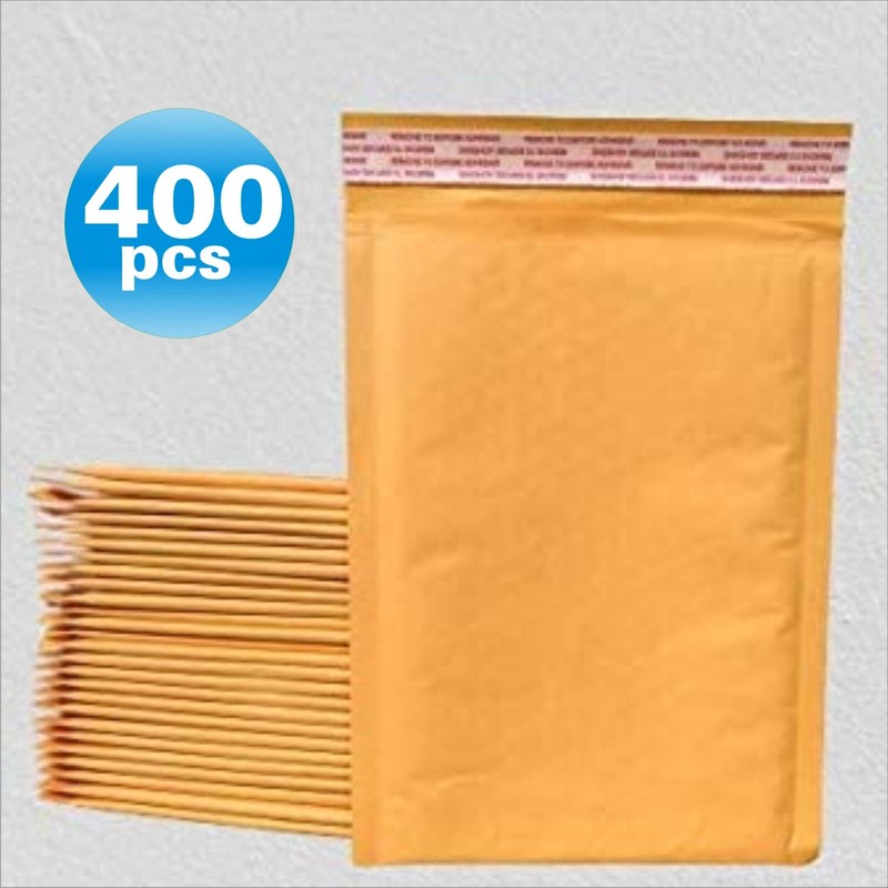 SuperPackage® 400 #1 7.25 X 11 Kraft Bubble Mailers Padded Envelopes