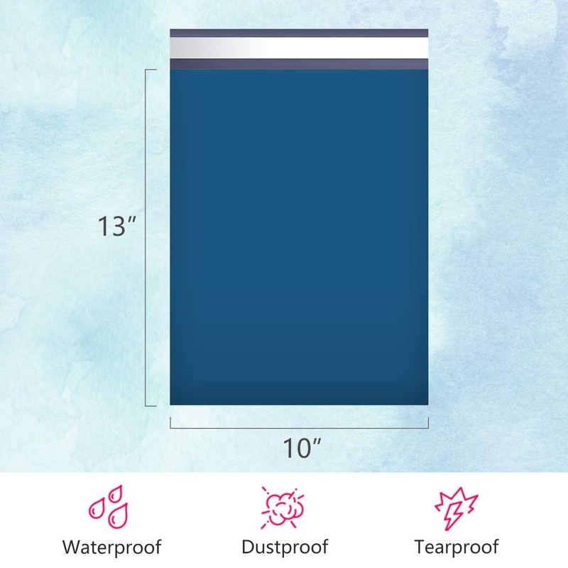 Poly Mailers 10x13 Inch Navy Blue 200 Pack Shipping Bags #4 Strong Mailing En... gallery