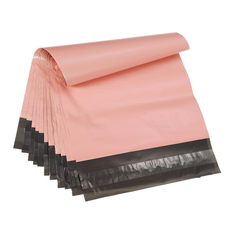 15×12 Inch Poly Mailers, 100 Pcs Shipping Bags for Clothing Pink