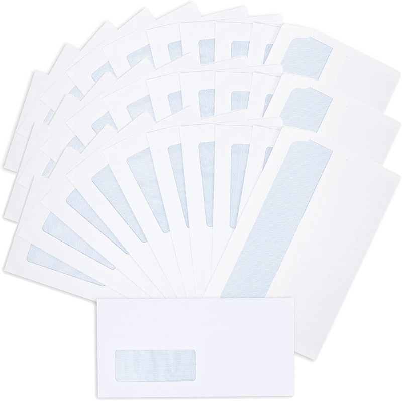 DL Window Envelopes 110 X 220Mm 80 GSM Self Seal White 1000 Pack