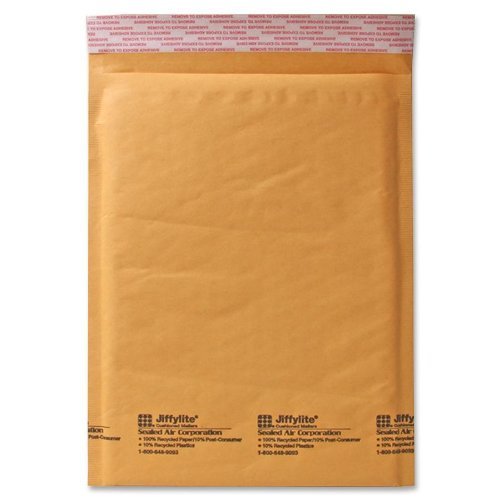 Sealed Air Jiffy Lite Cushioned Mailers f Seal #2 8.5 x 12 Inches Pack of 100