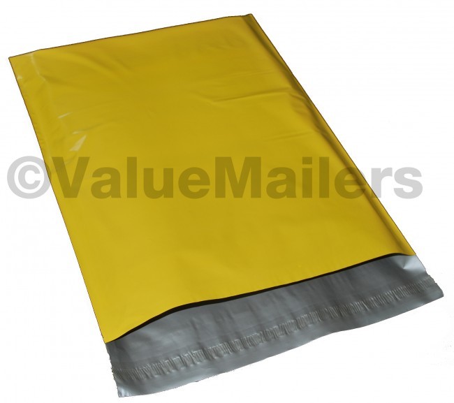 200 Bags 100 10x13 Paisley, 100 10x13 Yellow Designer Poly Mailers Envelopes gallery
