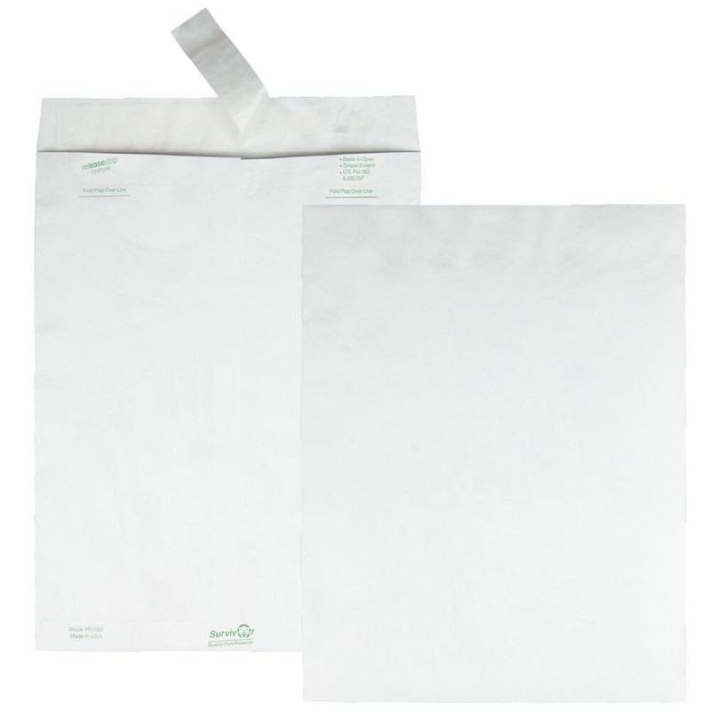 Survivor Shipping Envelopes, 1″ X 13″, Made with Strong, Lightweight Dupont Tyve