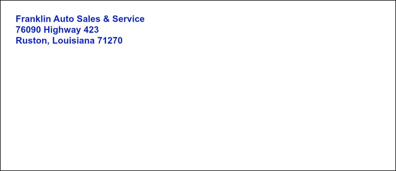 9000 Custom Printed #10 White Wove Envelopes (1 Color Black or Reflex Blue Ink) gallery