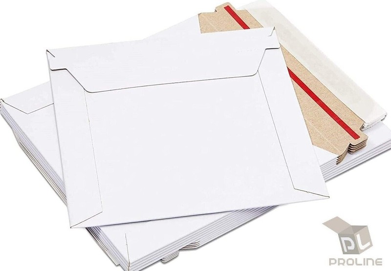 5 x 5 self seal rigid photo shipping flats cardboard envelope mailer