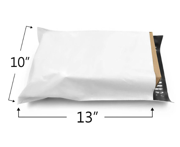 500 pcs 10"x13" White Poly Mailers Shipping Bags Envelopes Packaging Premium Bag gallery