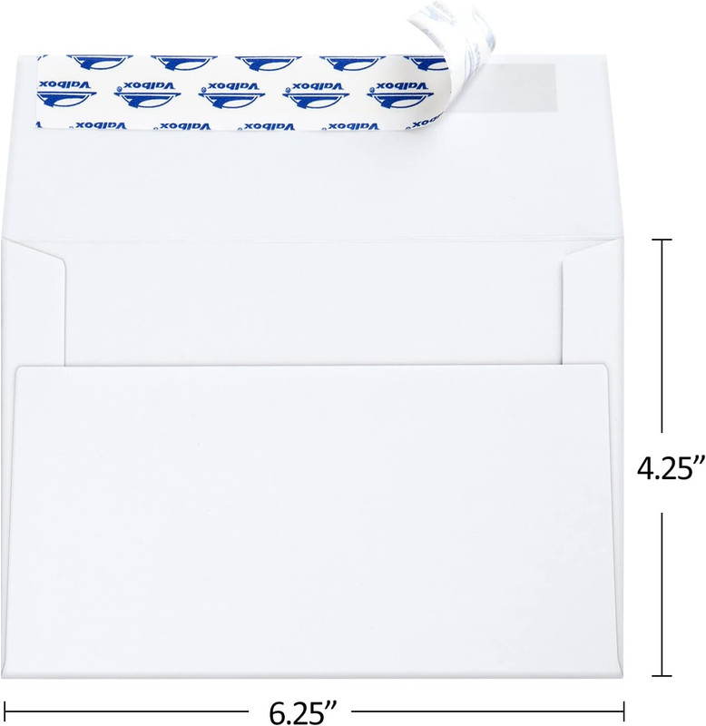 A4 Photo Envelopes 100 Qty 4 X 6 White Kraft Paper Envelopes Self Seal for 4X6 C gallery