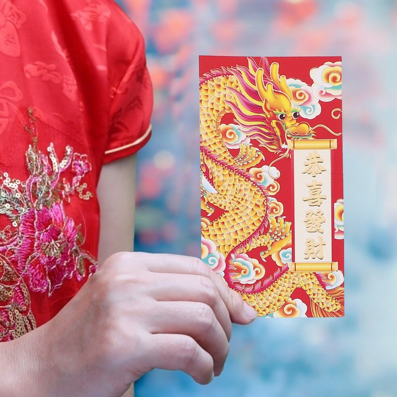 30PCS Chinese Style Red Envelopes Packets Lucky Money Bags 2024 Red Envelopes gallery