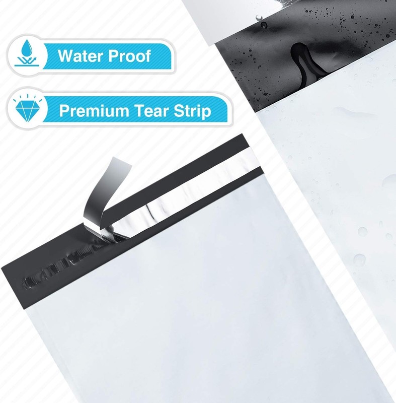 6x9 Waterproof Poly Mailers - 100 Self-Sealing Envelopes for Secure Shipping gallery