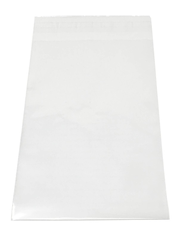 100 9 x 12 Premium Clear Plastic Self Seal Lip & Tape Poly Bags 1.5 Mil
