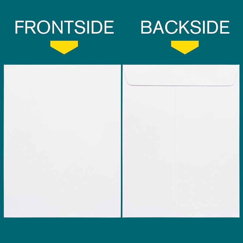 10x13 White Self-Sealing Envelopes - 50 Pack for Oversized Documents gallery