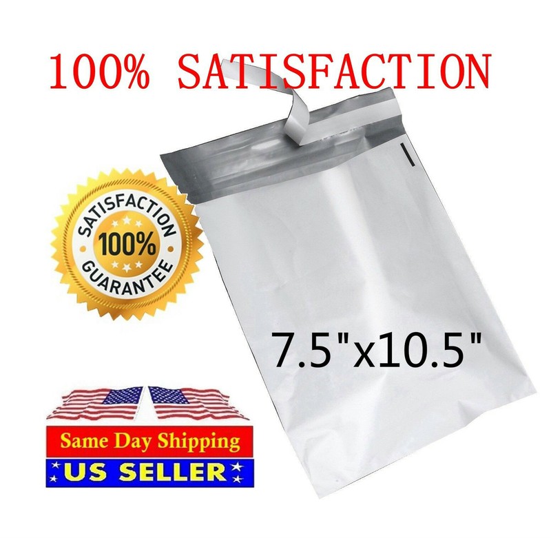 200 7.5X10.5 Poly Mailers Self Sealing Shipping Envelopes Bags – ST ShipMailers