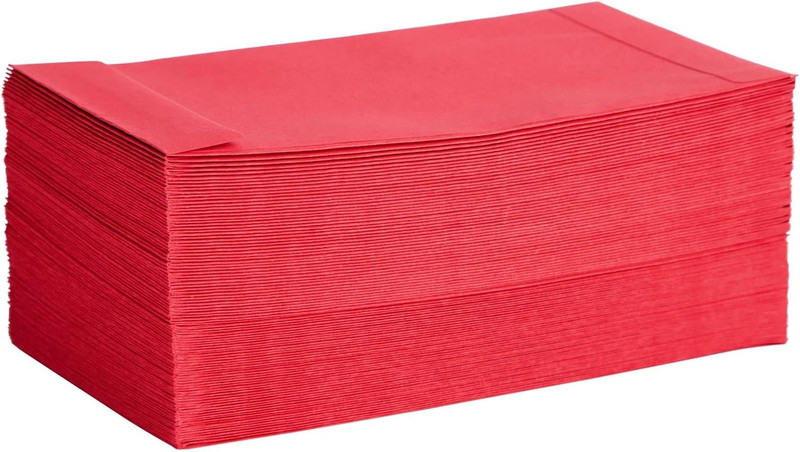 Red Envelopes for Money - 3.5 X 6.5 In, 100 Pack, Paper - for Cash & Coins - Sma gallery