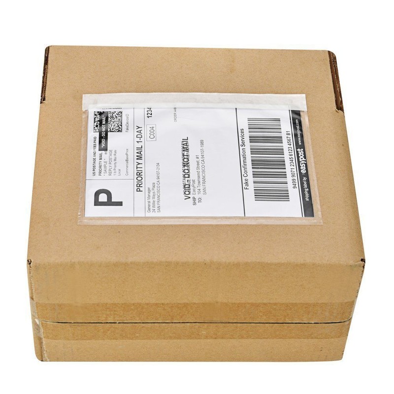 7.5”x5.5” 6”x9” Clear Packing List Invoice Shipping Label Self Envelopes Pouches gallery