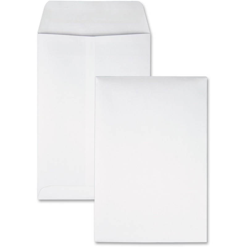 6.5×9.5″ Catalog Envelopes Redi-Seal Self Seal 100/Box White Wove