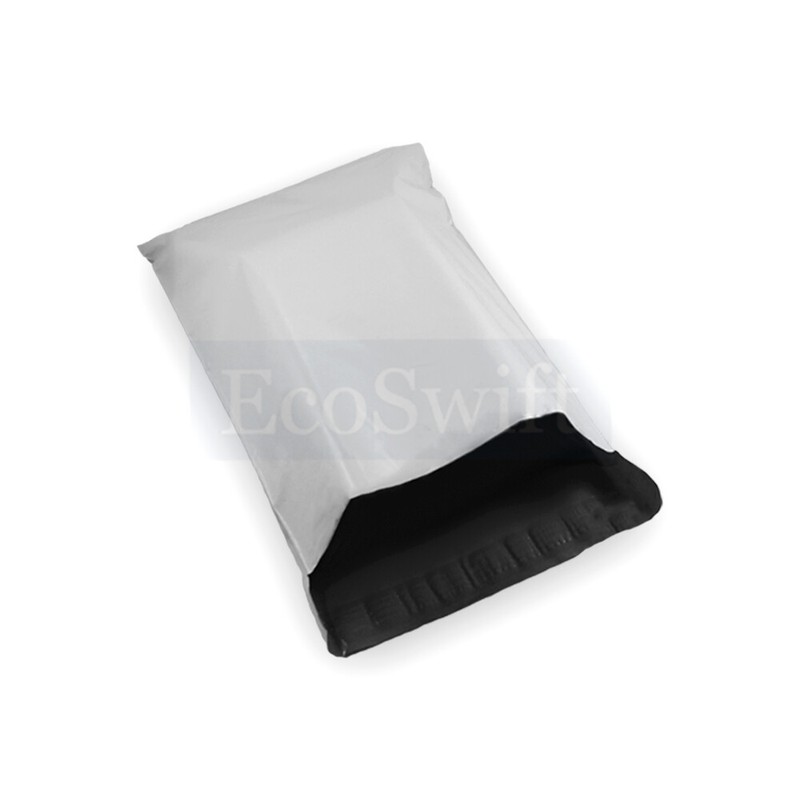 30 9 x 11 ECOSWIFT WHITE POLY MAILERS SHIPPING ENVELOPES SELF SEAL BAGS 2.35 MIL gallery