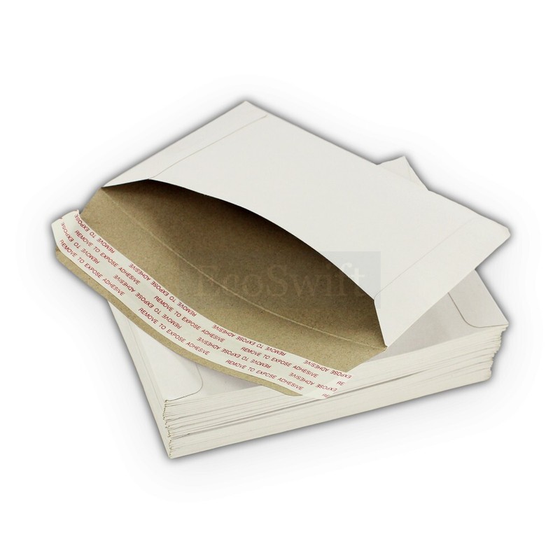 100 - 6.5 x 4.5 ECOSWIFT RIGID PHOTO SHIPPING FLATS CARDBOARD ENVELOPE MAILERS gallery