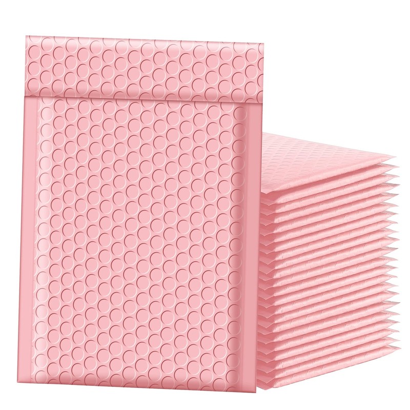 Bubble Mailers 6×10 Inch 25pc Light Pink Bags, Chic Packaging Bags For Small …