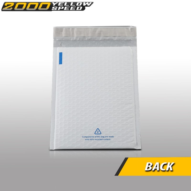 Padded Bubble Mailer Envelope White With Color Logo 100 Pieces gallery