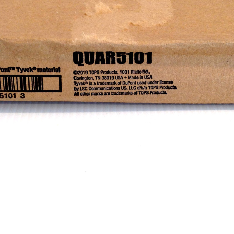 Box of 25 Quality Park Survivor QUAR5101 Tyvek Catalog Mailers 13" x 19" White gallery
