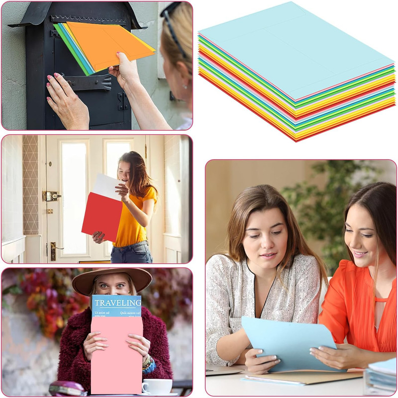 Colored 9 X 12 Envelopes, 20 Pcs Mailing Envelopes, Colorful Large Envelope, ... gallery
