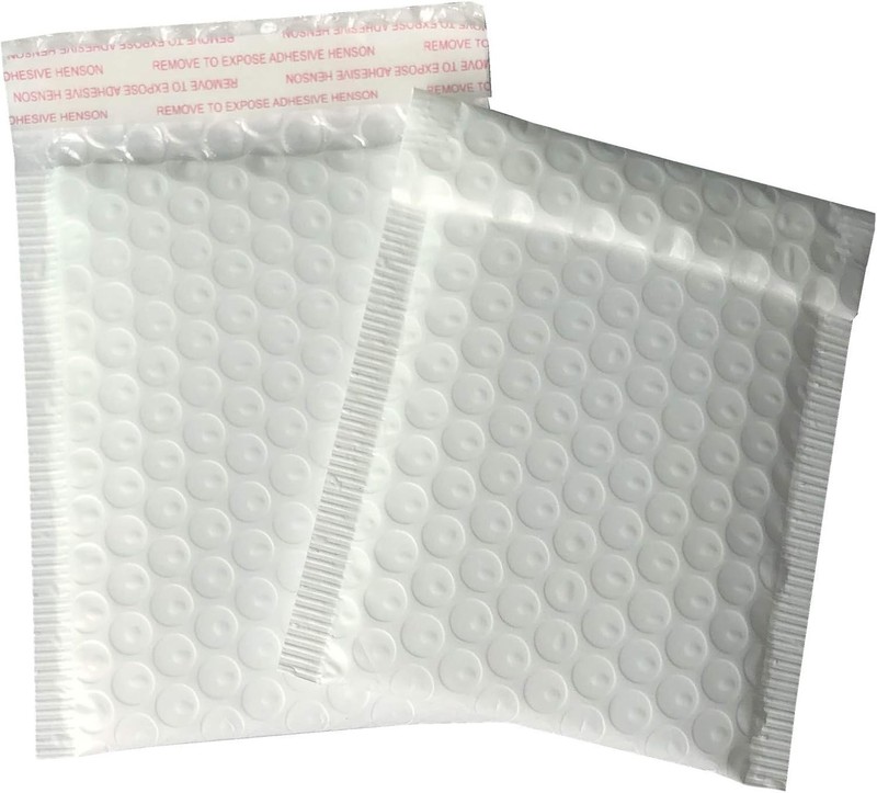 5x7 Inch White Poly Bubble Mailers Padded Envelopes Self-Sealing Shipping Bag... gallery