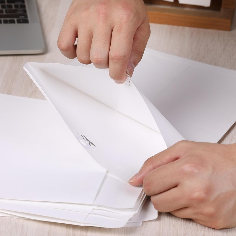 18 Pack Clasp Envelopes 9 x 12 Inches White Durable Paper for Everyday Mailing gallery