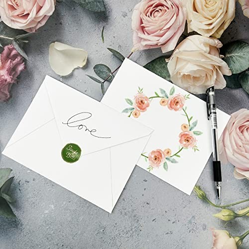 200 Pack White 5x7 Envelopes V Flap for Photos, Cards, Weddings, Invitations, An gallery