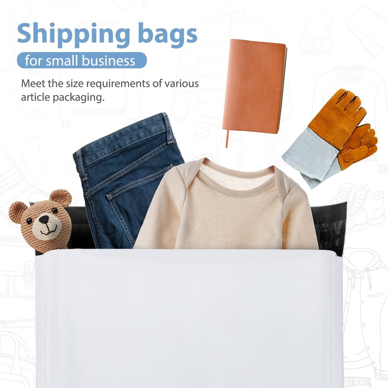 Poly Mailers 12x15.5 300 Pcs, Medium Size Shipping Bags for Small Business Su... gallery