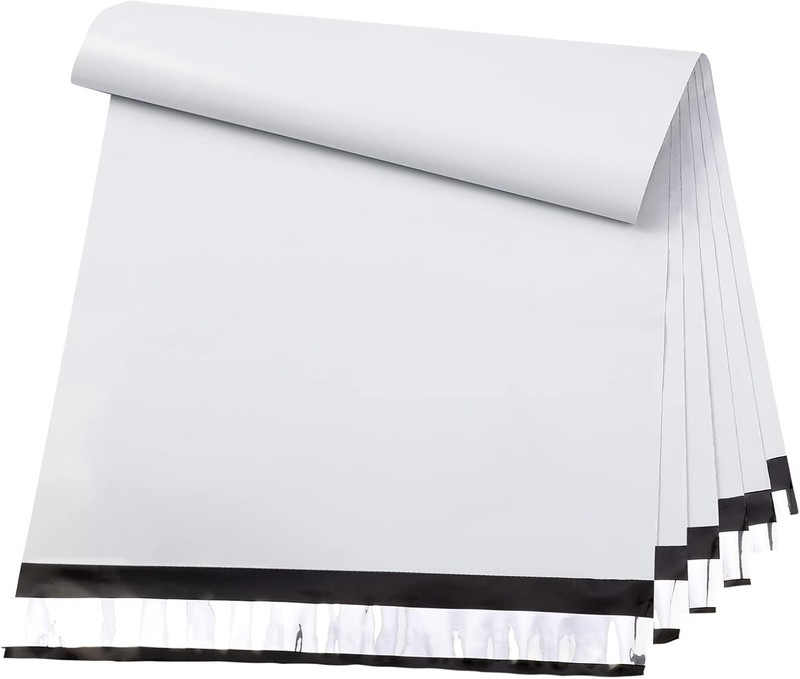 Heavy Duty Shipping Bags, 19x24 Inch, 100 Pcs, Waterproof and Tear Resistant gallery
