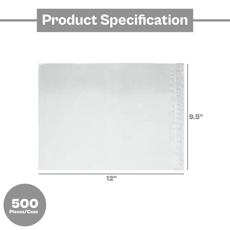 Clear Packing List Enclosed Envelopes 9.5"x12" Peel and Stick Adhesive 500 Pack gallery