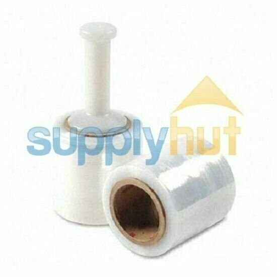 5″ in. x 1000FT 80 Gauge 24 Rolls Stretch Shrink Film Hand Wrap + 2 Handles