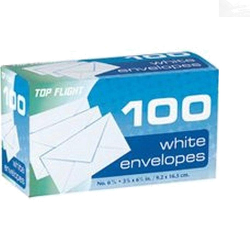 100 Count Rectangular Envelopes – Moist Seal for Secure Mailing Solutions