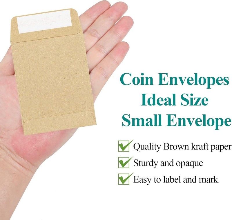 180pcs Small Seed Saving Envelopes Bulk 2.35 X 3.5 Empty Paper Packets for Coins gallery