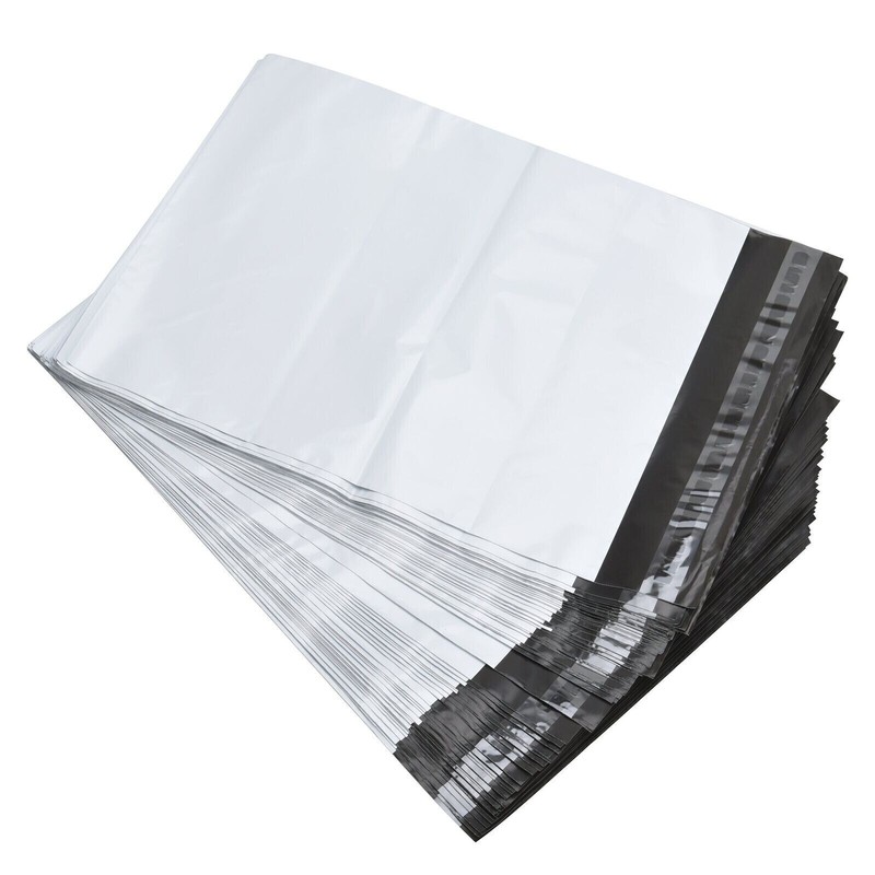 500 pcs 10"x13" White Poly Mailers Shipping Bags Envelopes Packaging Premium Bag gallery