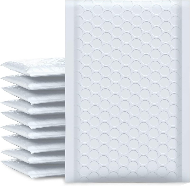Durable 50-Pack Opaque Bubble Mailers 4x8 Inch – Ideal for Small Business Needs gallery