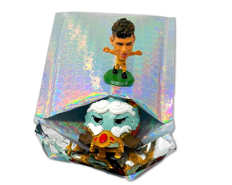 4X8 Holographic, Sunset Peach Bubble Mailers, Metallic Padded Shipping Mailing gallery