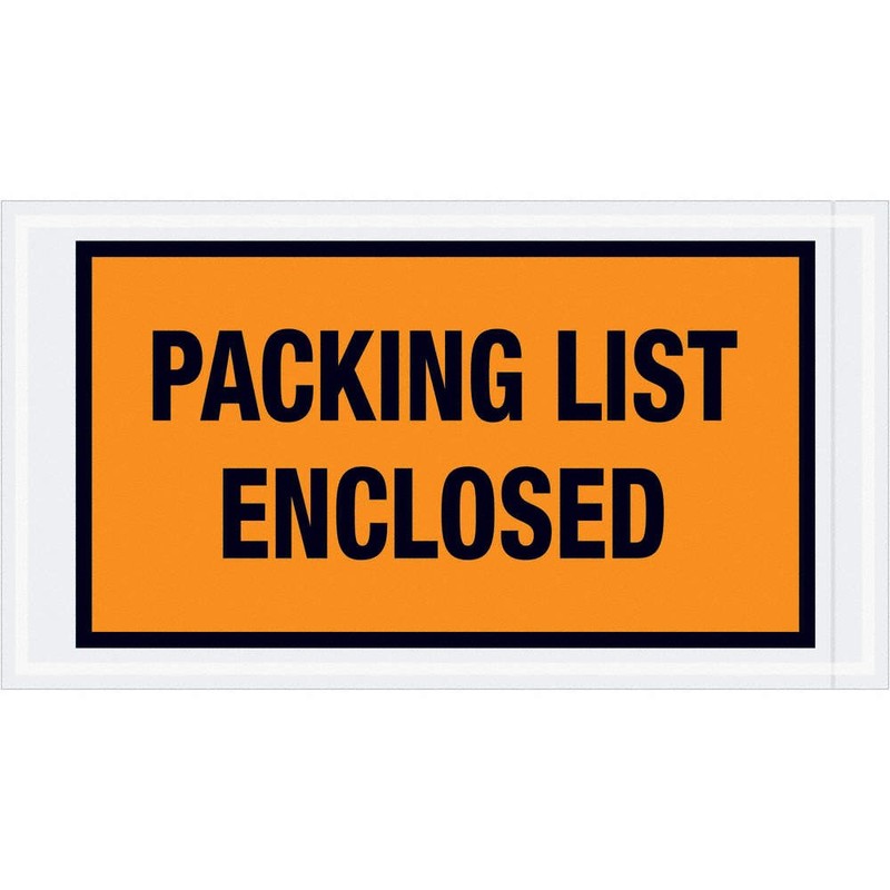 GRAINGER APPROVED PL426 Packing List Envelopes,10 x 5 1/2" 820FF4