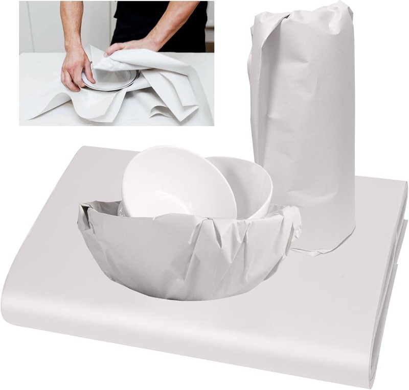 Packing Paper for Moving, Newsprint 50sheets-27.5”x16.5”, White