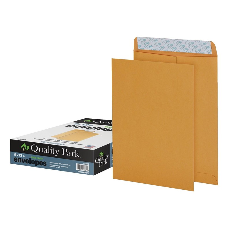 9″ x 12″ Self-Seal Catalog Envelopes, for Mailing, Organizing and Storage, Br…