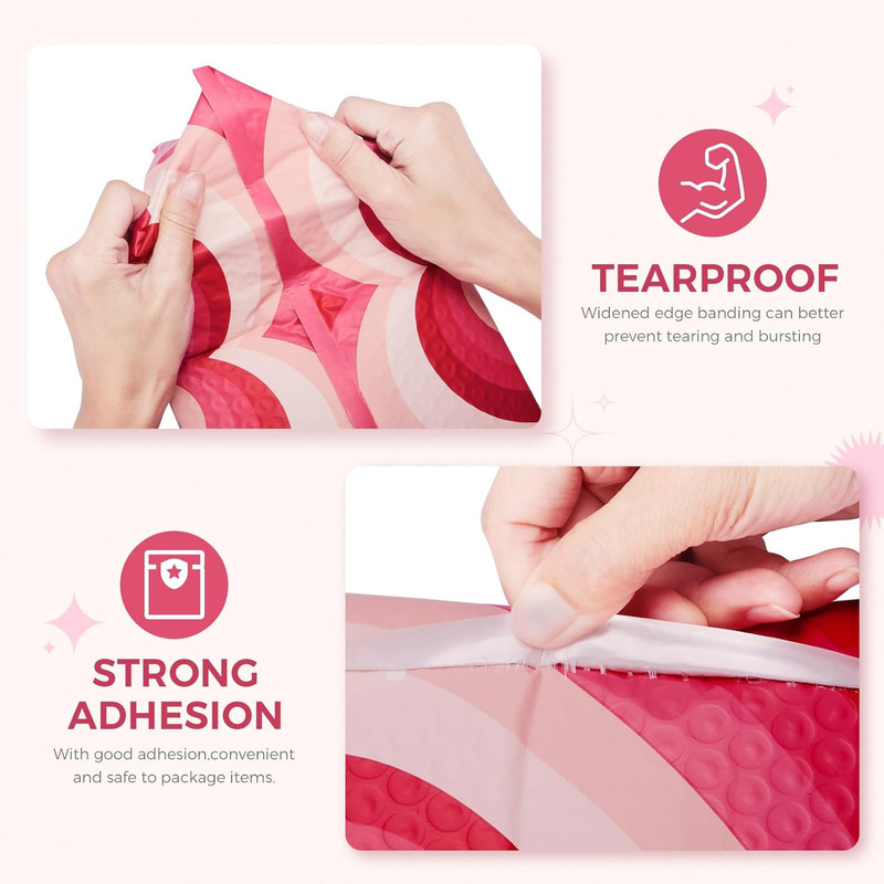 Metronic Bubble Mailers 6X10 Inch 50 Pack Usable Size 6X9", Cute Bubble Mailers gallery