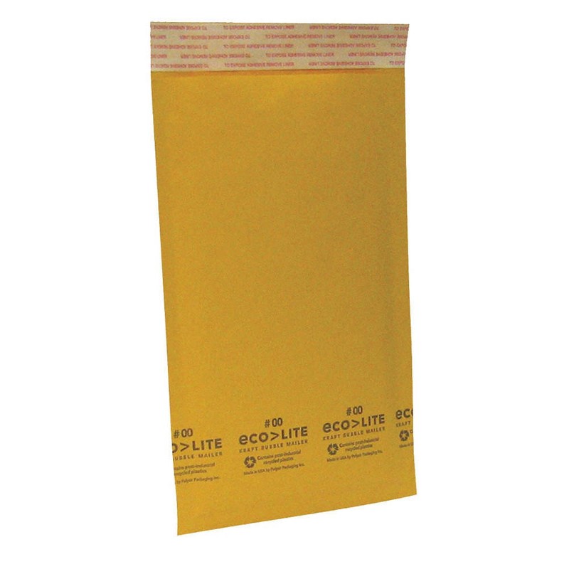 GRAINGER APPROVED 36DY92 Mailer Envelopes,Kraft Paper,PK250 36DY92